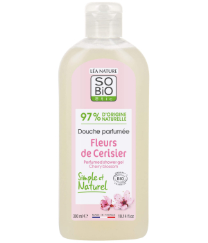 So'Bio étic Gel douche parfumée Fleurs de Cerisier 300ml
