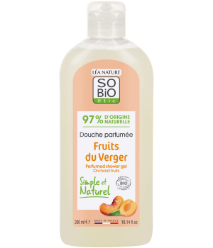So'Bio étic Gel douche parfumé Fruits du Verger 300ml