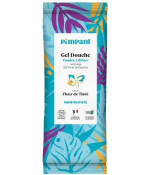 Pimpant Gel douche Tiaré poudre à diluer 25g