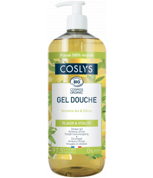 Coslys Gel douche Verveine citron 1L