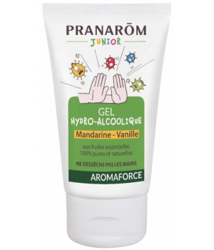 Pranarom Gel hydro alcoolique Junior Mandarine Vanille 50ml
