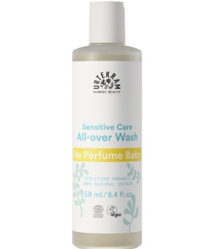 Urtekram Gel Lavant bébé corps et cheveux sans parfum 250ml