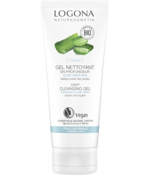 Logona Gel nettoyant aloe vera bio 100ml