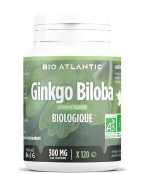GPH Diffusion Ginkgo Biloba bio 300mg BIO ATLANTIC 200 comprimés