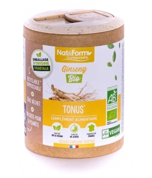Nat et Form Ginseng Rouge Bio 200 gélules