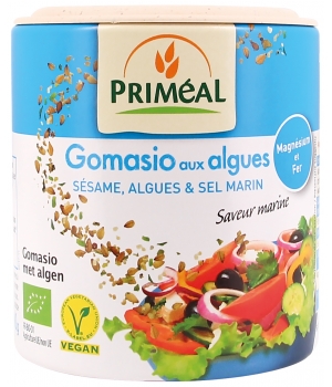 Primeal Gomasio aux Algues, Sésame complet et Sel marin 100g