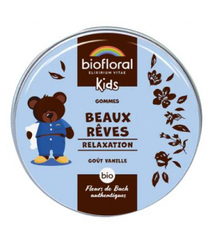 Biofloral Gommes Beaux Rêves détente et relaxation goût vanille 45g