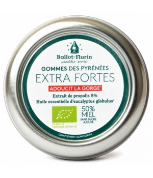 Ballot Flurin Gommes extra fortes des Pyrénées boite 30g