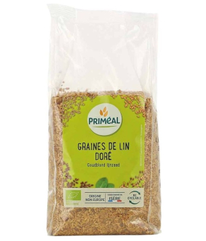 Primeal Graines de lin doré 500g