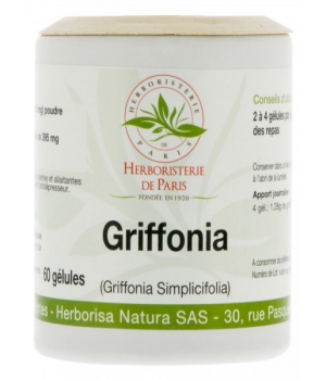 Herboristerie De Paris Griffonia simplicifolia fruit 320mg 60 Gélules