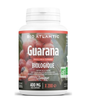 GPH Diffusion Guarana bio 400mg 200 comprimés