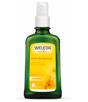 Weleda Huile de massage au calendula 100ml avec pompe