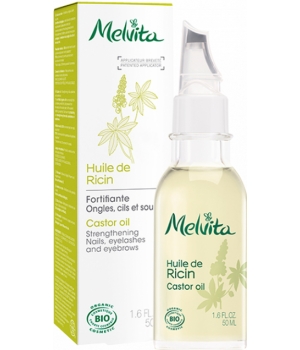 Melvita Huile de Ricin Soin des ongles et des cils 50ml