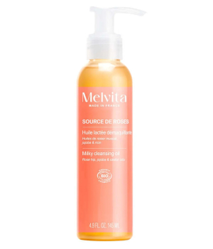Melvita Huile démaquillante Source de roses 145ml
