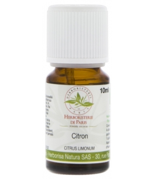 Herboristerie De Paris Huile essentielle de Citron Bio 10ml Herboristerie de Paris