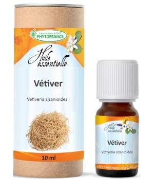 Phytofrance Huile essentielle de Vétiver Racine Bio 10ml