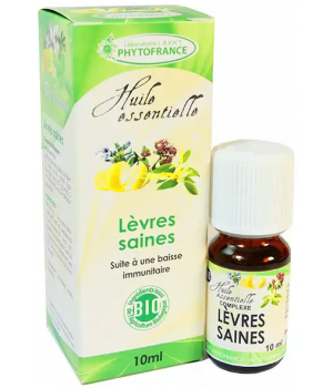 Phytofrance Complexe d'huiles essentielles Lèvres saines Bio 10ml