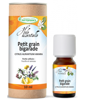 Huile essentielle petit grain bigarade BIO Phytofrance 10ml