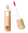Maquillage bio Zao  Huile lèvres color et repulp 042 Orangé