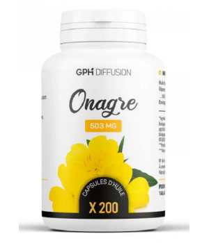 GPH Diffusion Huile d'Onagre bio 503mg 200 capsules
