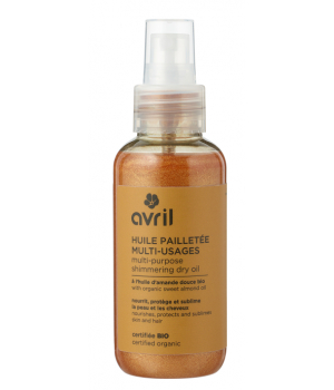 Avril Huile pailletée Multi usages spray 100ml