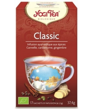 Yogi Tea Infusion ayurvédique épicée classic Yogi tea 17 sachets