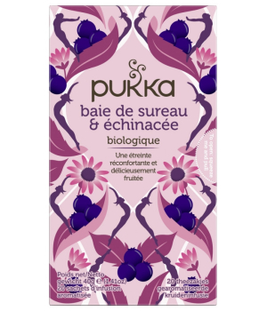 Pukka Infusion Baie de sureau et échinacée 20 infusettes