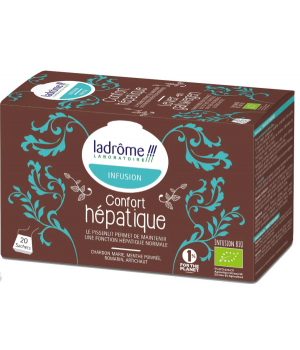 Ladrome Infusion confort hépatique 20 sachets