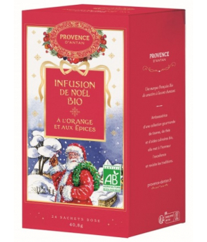 Provence D Antan Infusion de noël Bio Epices Orange 24 sachets Recharge