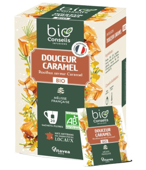 Bio Conseils Infusion Douceur caramel Bio 20 sachets 30g
