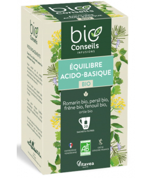 Bio Conseils Infusion équilibre Acido Basique 20 sachets filtre