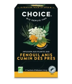 Choice Infusion fenouil anis cumin 34g