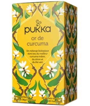 Pukka Infusion Or de curcuma 20 infusettes