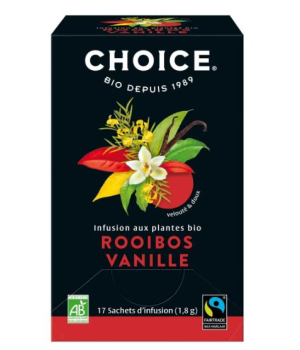 Choice Infusion rooibos vanille 17 sachets 30.6g