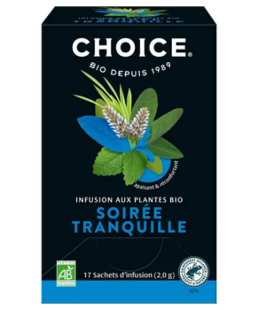 Choice Infusion soirée tranquille 34g
