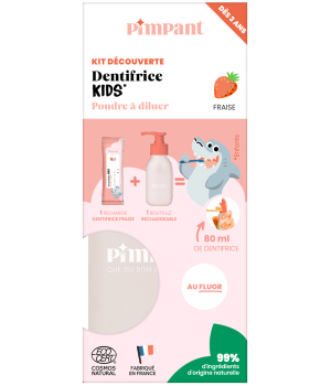 Pimpant Kit Découverte Dentifrice fraise Kids