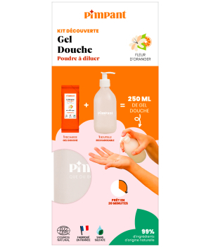Pimpant Kit découverte Gel douche fleur d'oranger 25g