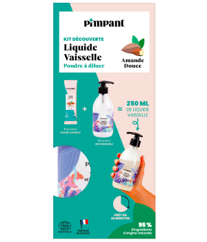 Pimpant Kit Découverte Liquide vaisselle Amande