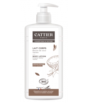 Cattier Lait adoucissant Vanille et beurre de coco 500ml