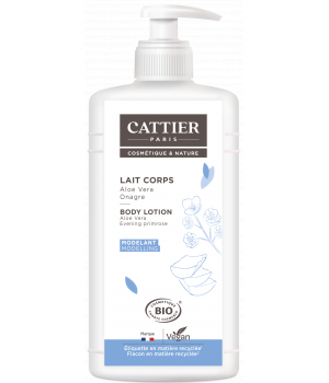 Cattier Lait corps modelant Aloe Vera et Onagre 500ml