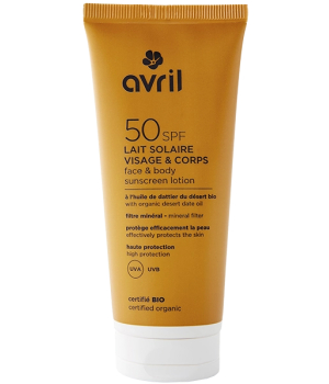 Avril Lait solaire visage et corps SPF50 100ml