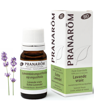 Pranarom Lavande vraie Bio Flacon compte gouttes 10ml