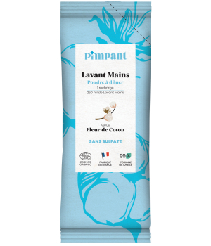 Pimpant Lavant mains fleur de coton poudre à diluer 25g