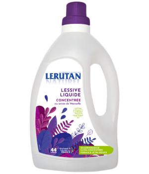 Lerutan Lessive liquide concentrée Savon de Marseille 1.5Litre