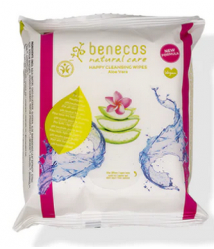 Benecos Lingettes nettoyantes visage 25 lingettes