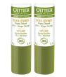Soins du corps bio Cattier Lot de 2 Baumes à lèvres réparateur 2x4g