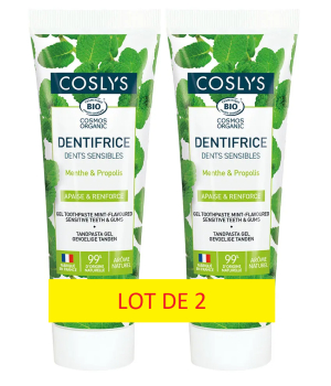Coslys Lot de 2 Dentifrice spécial dents sensibles 2 x 75ml