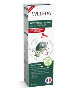 Weleda Lotion traitante anti poux parfum tilleul 100ml
