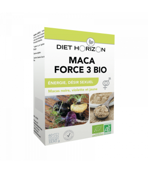 Diet Horizon Maca Force 3 bio 60 gélules