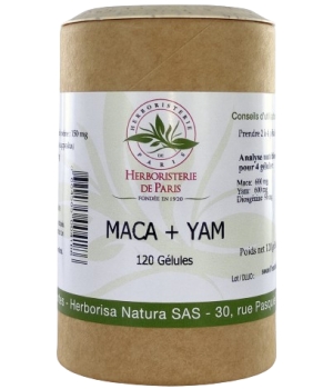 Herboristerie De Paris Maca + Yam 120 gélules